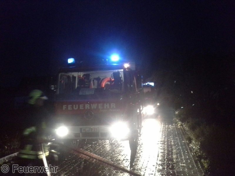 Überflutung nach Starkregen Überflutung nach Starkregen